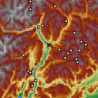 Nearby Forecast Locations - Bolzano - Map