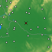 Nearby Forecast Locations - Dunajská Streda - Map