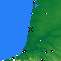 Nearby Forecast Locations - Léon - Map